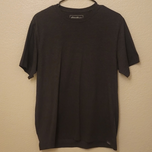 Men's Eddie Bauer T-Shirt In Dark Gray Size Medium - Picture 1 of 5